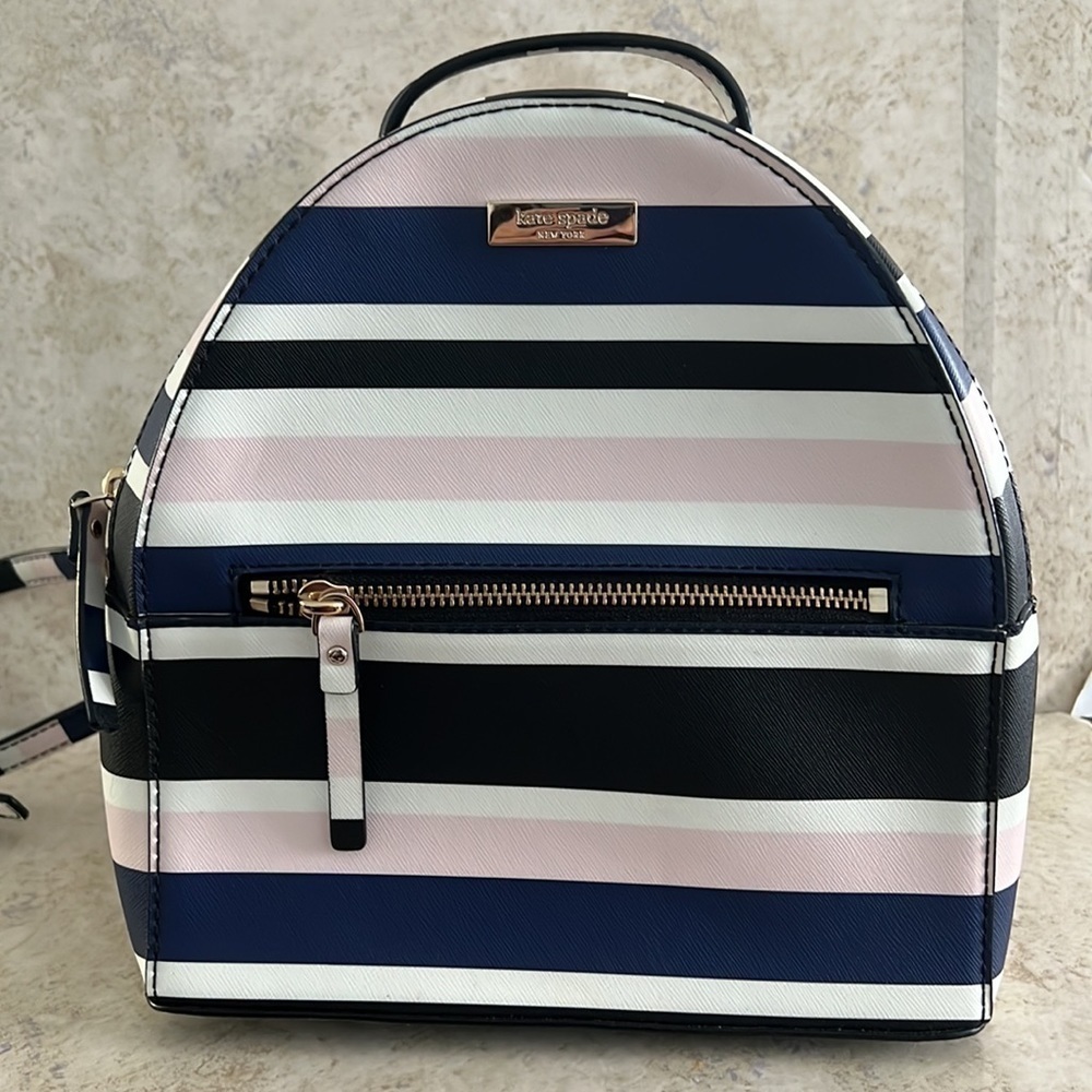 Kate Spade Laurel Way Sammi Cruise Striped Backpack